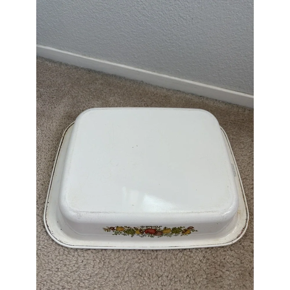Corning Ware Spice of Life A-21 Lasagna Open Roaster Baking Dish Le Romarin